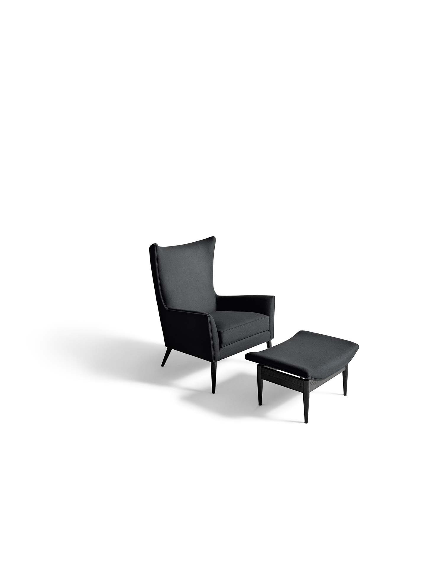 Wingback ottoman | Paul McCobb | 1956