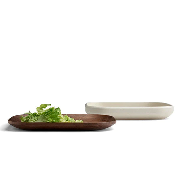 Ceramic bowl with walnut lid | John Pawson