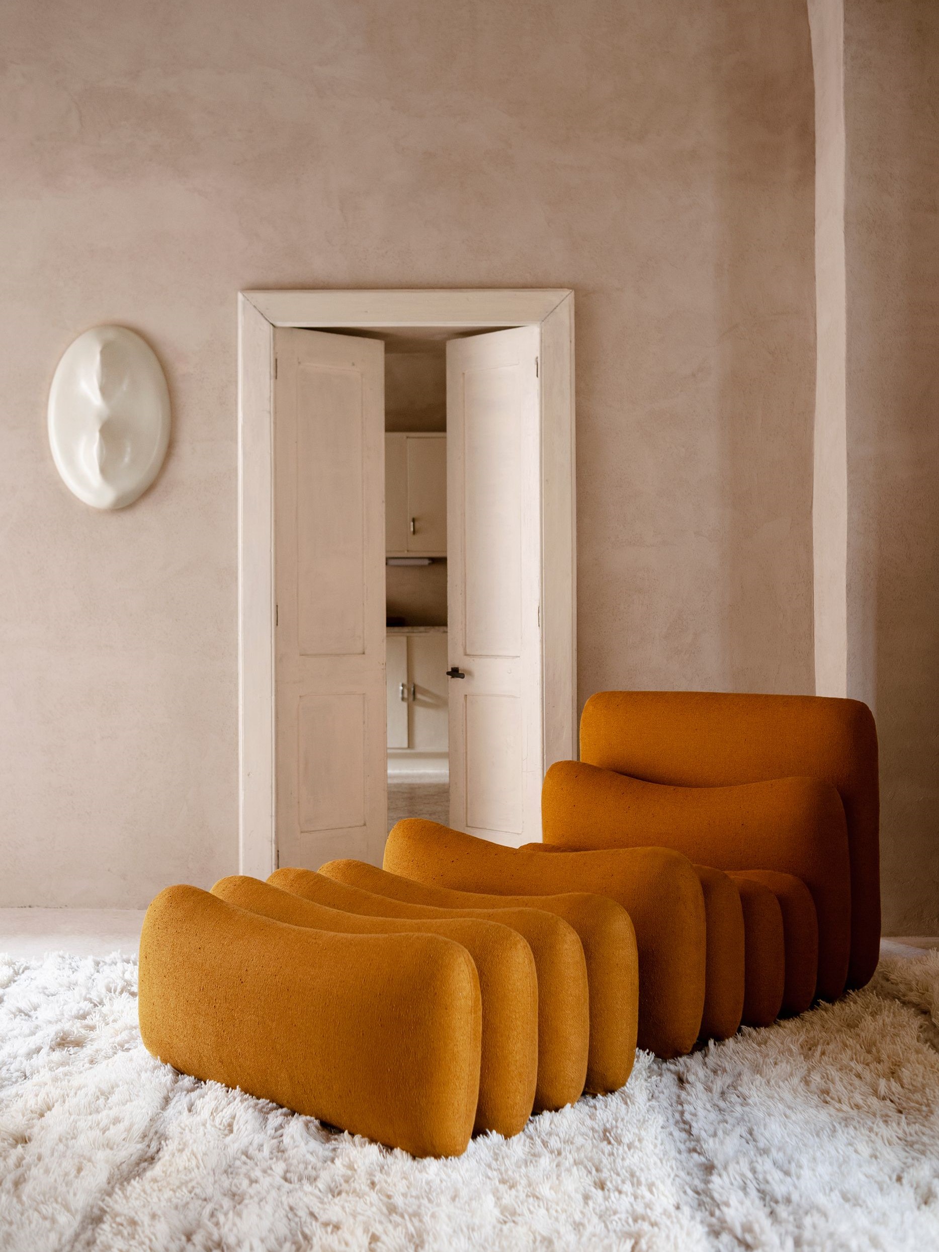 Additional System Ottoman | Joe Colombo 1967