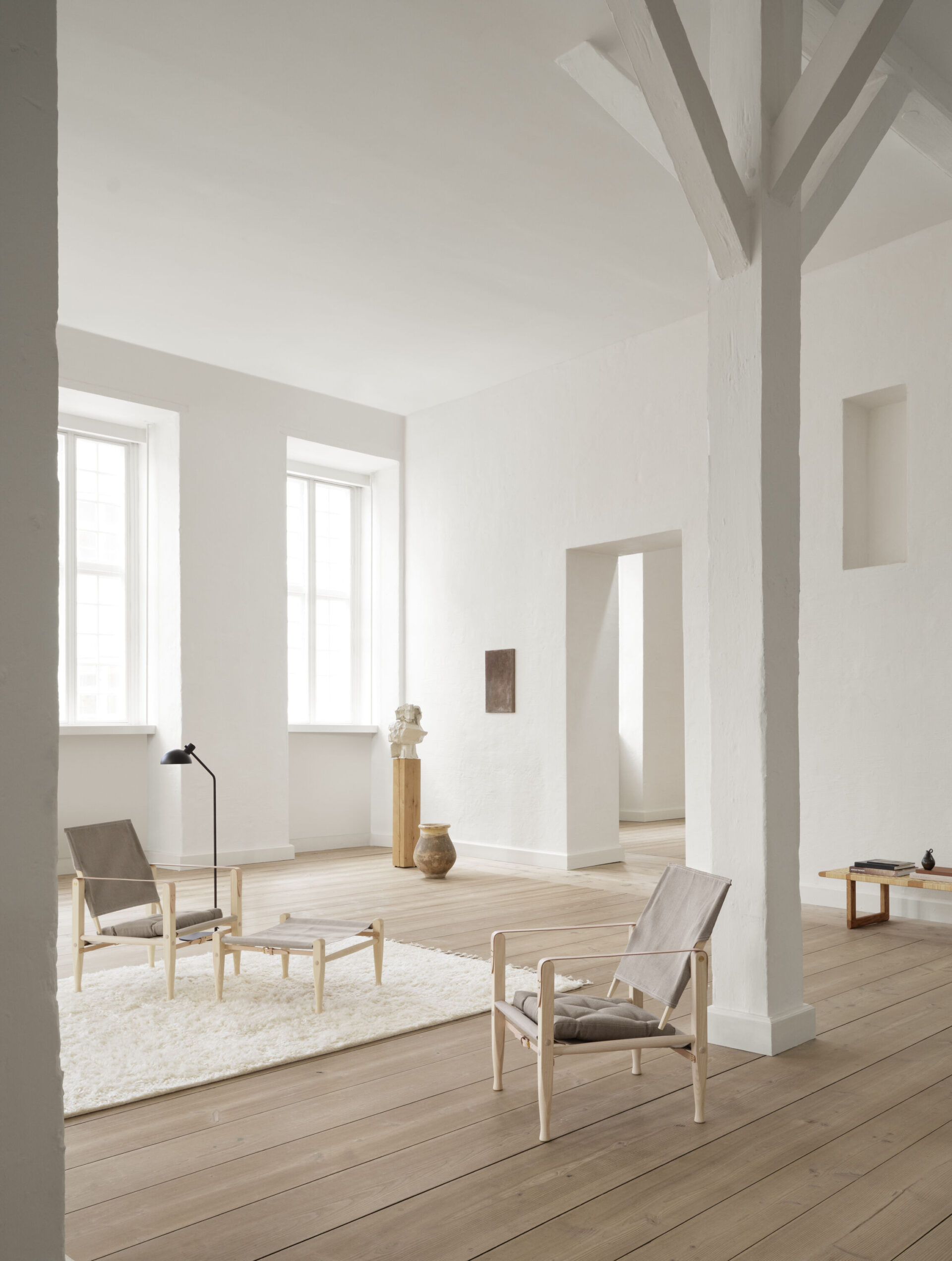 KK97170 Safari Footstool | Esben Klint | 1966 – Iconic Design